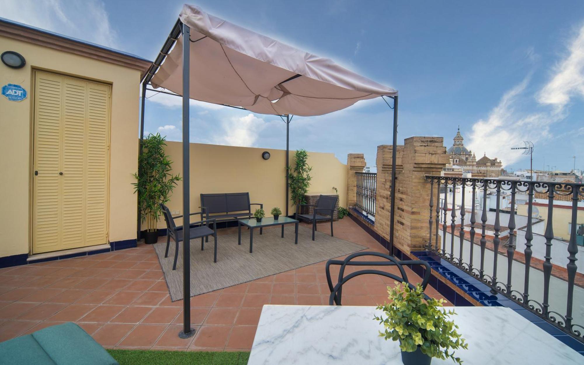 Appartement Exclusive Triplex With Private Terrace à Séville Extérieur photo