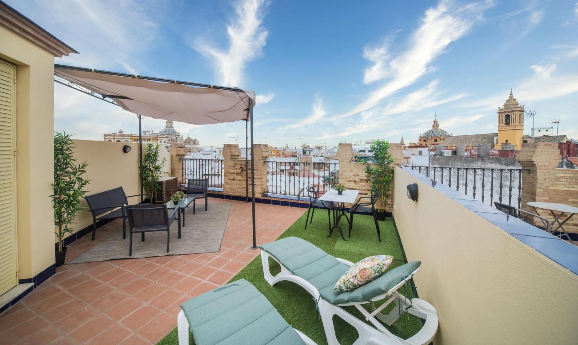 Appartement Exclusive Triplex With Private Terrace à Séville Extérieur photo