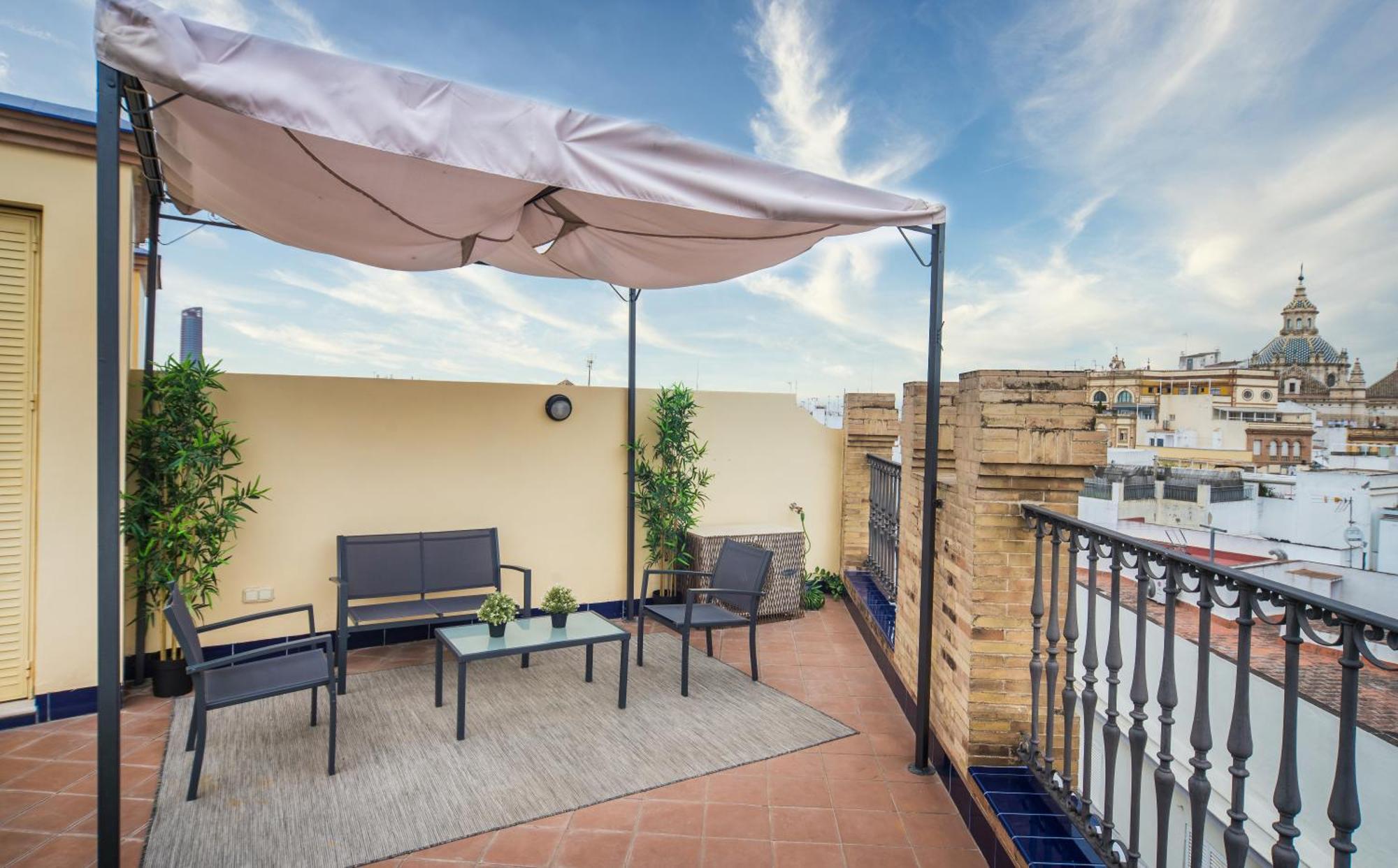 Appartement Exclusive Triplex With Private Terrace à Séville Extérieur photo
